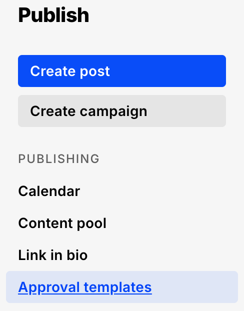 Approval templates in Publish navigation sidebar.png