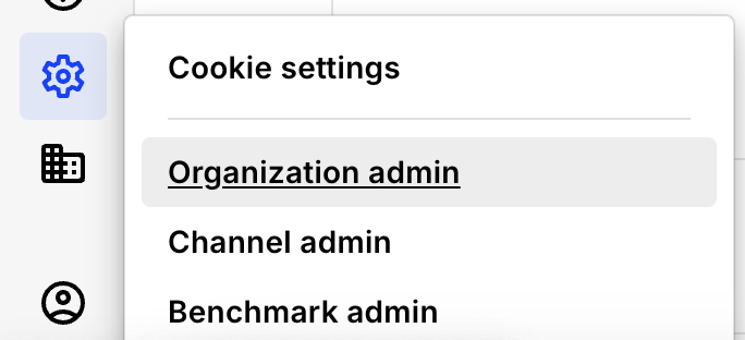 Manage settings > Organization admin.png