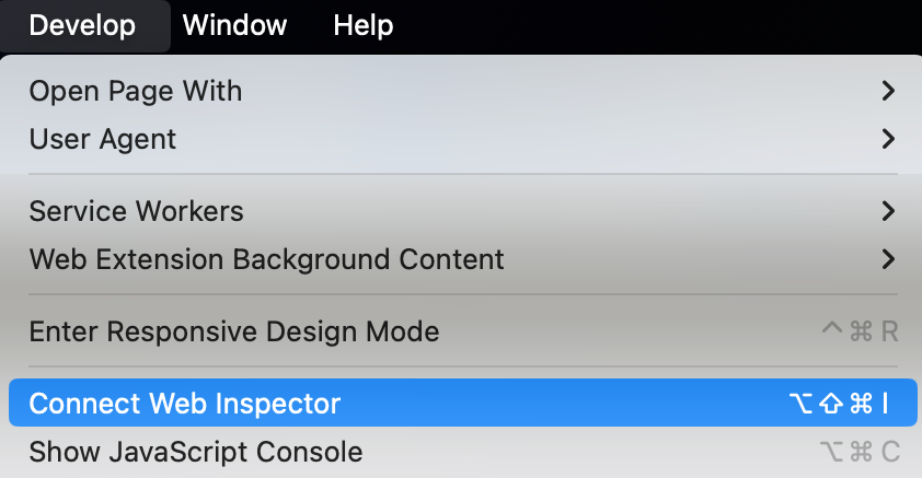 Connect Web Inspector.png