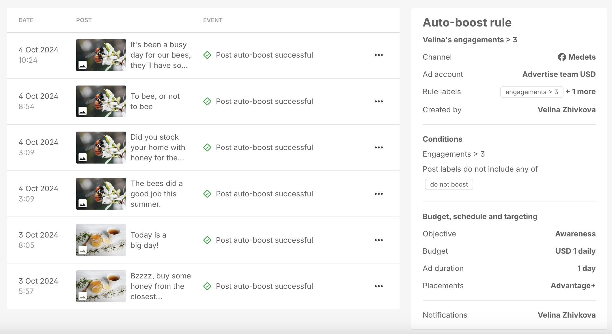 Auto-boost rule activity log.png