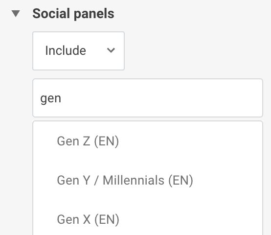 Social Panels filter in Listen.png