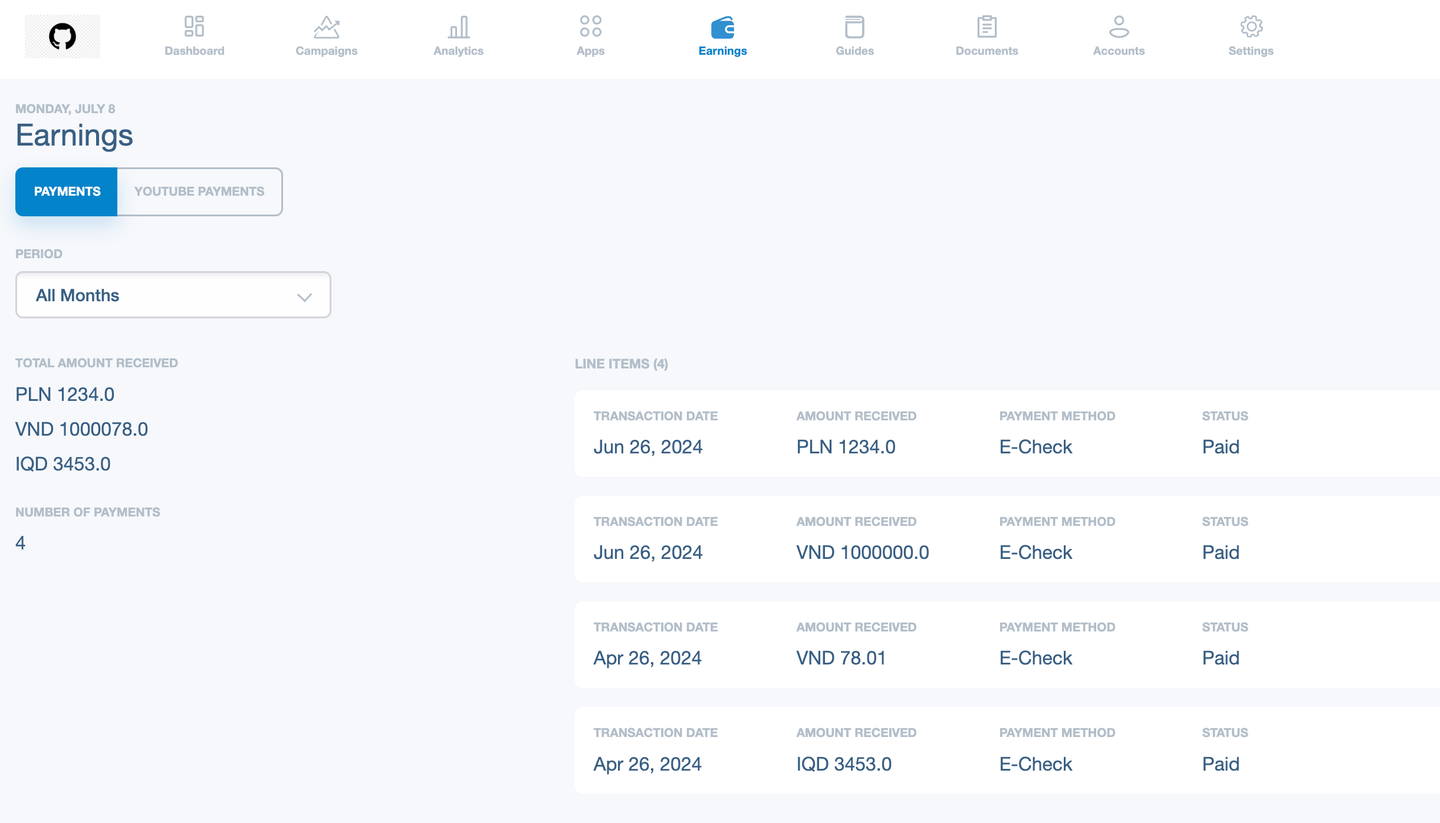 Payment details in influencer's dashboard.png