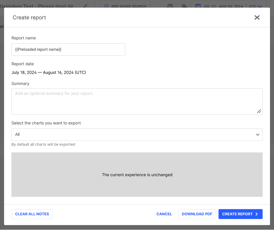 Listen create report options.png