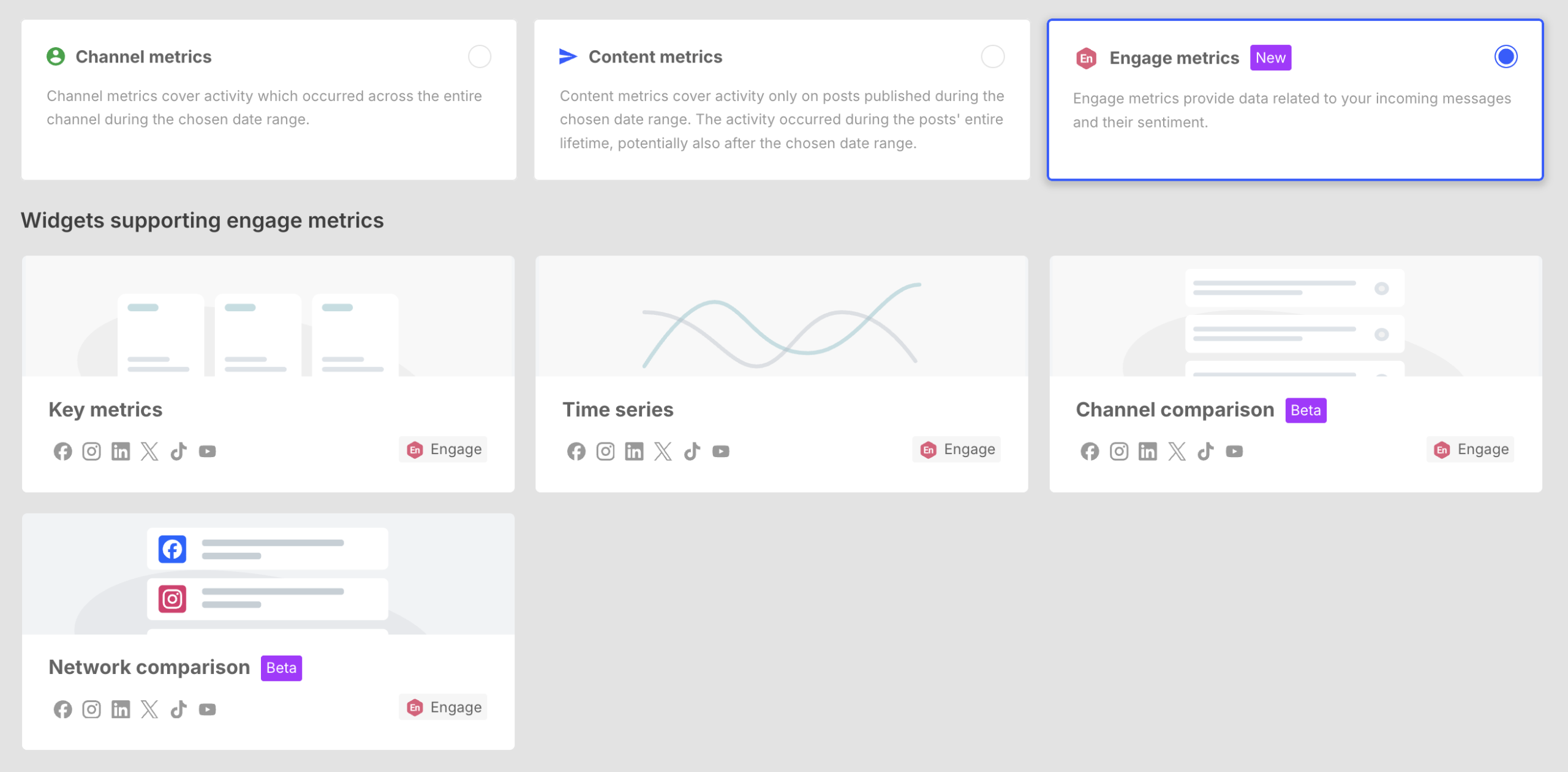 Engage metrics widget selector.webp